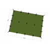 Superľahká plachta Tarp XL 4,5x3 DD Hammocks Olive (Olivová) Superľahká plachta Tarp XL 4,5x3 DD Hammocks Olive (Olivová)
