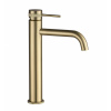 Umývadlová batéria REA Lungo Grip - brúsené zlato, vysoká Umývadlová batéria REA Lungo Grip - brúsené zlato, vysoká