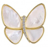 Gaira brošňa perleťový motýl 31217