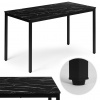 Jedálenský/kancelársky/počítačový stôl, 120 x 60 cm, čierny mramor, ModernHome Jedálenský/kancelársky/počítačový stôl, 120 x 60 cm, čierny mramor, ModernHome