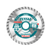 TOTAL Kotúč diamantový rezný, Turbo, suché aj mokré rezanie, 125 × 22,2 mm TAC2131253 TOTAL Kotúč diamantový rezný, Turbo, suché aj mokré rezanie, 125 × 22,2 mm TAC2131253