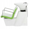Kadernícke umývadlo - Gabbiano Roma White-Green Haorsing Washing (GABBIANO UMÝVANIE NA VLASY RÓMSKY BIELE-ZELENÉ)