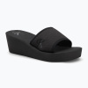 Calvin Klein dámske žabky YW0YW01725 Beach Wedge Slide Canvas triple black Calvin Klein dámske žabky YW0YW01725 Beach Wedge Slide Canvas triple black