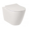 Kludi Resa R Závesné WC s doskou SoftClose, Rimless, Spiralflush, lesklá biela 23WCSET43 Kludi Resa R Závesné WC s doskou SoftClose, Rimless, Spiralflush, lesklá biela 23WCSET43