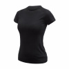 Dámske tričko kr.rukáv SENSOR MERINO ACTIVE NO LOGO čierna M Dámske tričko kr.rukáv SENSOR MERINO ACTIVE NO LOGO čierna M