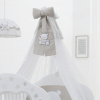 Italbaby baldachýn nad postieľku Jolie šedá Rozmery: dĺžka 600cm Italbaby baldachýn nad postieľku Jolie šedá Rozmery: dĺžka 600cm