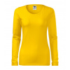 MALFINI SLIM 139 / Dámske tričko s dlhým rukávom - žltá XXL MALFINI SLIM 139 / Dámske tričko s dlhým rukávom - žltá XXL