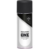 MASTON® ONE SPRAYPAINT Akrylová barva ve spreji Odstín (barva): Black / RAL 9005, Velikost balení: 400 ml, Stupeň lesku: mat MASTON® ONE SPRAYPAINT Akrylová barva ve spreji Odstín (barva): Black / RAL 9005, Velikost balení: 400 ml, Stupeň lesku: mat