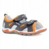 Sandále BARTEK, sivo-oranžové veľ. 37 Sandále BARTEK, sivo-oranžové veľ. 37