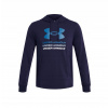 Under Armour mikina UA Rival Terry Graphic Hood BLU Under Armour mikina UA Rival Terry Graphic Hood BLU