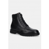 Kožené členkové topánky Tommy Hilfiger CLEATED HILFIGER W LTH BOOT FM0FM05562 čierna EUR 43 Kožené členkové topánky Tommy Hilfiger CLEATED HILFIGER W LTH BOOT FM0FM05562 čierna EUR 43