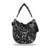 Dámska taška cez rameno Zellia Zlb312 čierna - Leaf - Dámska taška cez rameno Zellia Zlb312 čierna - Leaf -