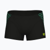 Pánske boxerky arena Monogram Swim Short black/dark sage multi Pánske boxerky arena Monogram Swim Short black/dark sage multi