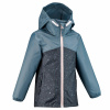 QUECHUA Detská turistická nepremokavá bunda MH100 2-6 rokov modrá 2-3 r (89-95 cm) QUECHUA Detská turistická nepremokavá bunda MH100 2-6 rokov modrá 2-3 r (89-95 cm)