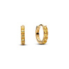 PANDORA náušnice Malé priliehavé žlté kruhy 263849c01 PANDORA náušnice Malé priliehavé žlté kruhy 263849c01