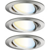 Paulmann 92441 LED stropné svietidlo, LED vstavané svetlo 6 W železo (kartáčovamé); 92441 Paulmann 92441 LED stropné svietidlo, LED vstavané svetlo 6 W železo (kartáčovamé); 92441