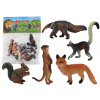 mamido Figúrky zvierat 5 kusov - veverička surikata mravčník líška lemur mamido Figúrky zvierat 5 kusov - veverička surikata mravčník líška lemur