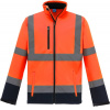 YOKO HI-VIS HVK09 / Softshellová reflexná bunda - HV orange/navy M YOKO HI-VIS HVK09 / Softshellová reflexná bunda - HV orange/navy M