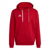 Pánska mikina adidas Entrada 22 Hoody červená Pánska mikina adidas Entrada 22 Hoody červená