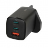 IBO iBOX C-65 Black, GaN 65W univerzálna nabíjačka Britská zástrčka IBO iBOX C-65 Black, GaN 65W univerzálna nabíjačka Britská zástrčka