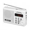 Prenosné vreckové rádio na batérie FM USB MP3 biele Sencor SRD 215W Prenosné vreckové rádio na batérie FM USB MP3 biele Sencor SRD 215W