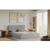 Posteľ MARSALA 120x200 svetlosivá s úložným priestorom Posteľ MARSALA 120x200 svetlosivá s úložným priestorom