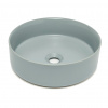 Swiss aqua technologies Umyvadlo na desku SAT Mood 36x36 cm šedá matná bez otvoru pro baterii, bez přepadu SATM3636LGRM Swiss aqua technologies Umyvadlo na desku SAT Mood 36x36 cm šedá matná bez otvoru pro baterii, bez přepadu SATM3636LGRM