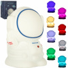 Detská nočná lampa silikónová dotyková soft 8 LED USB RGB biela astronautka biela Detská nočná lampa silikónová dotyková soft 8 LED USB RGB biela astronautka biela