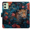 iSaprio Flip Flower Jaguar 02 pro Motorola Moto G54 5G / G54 5G Power Edition n24fj02-FLP2-MoG54 iSaprio Flip Flower Jaguar 02 pro Motorola Moto G54 5G / G54 5G Power Edition n24fj02-FLP2-MoG54