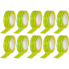 Strend Pro 2173074 Páska , 19 mm, L-10 m, Max. 80°C, 600V, zelenožlutá, izolační, lepící, PVC, bal. 10 ks Strend Pro 2173074 Páska , 19 mm, L-10 m, Max. 80°C, 600V, zelenožlutá, izolační, lepící, PVC, bal. 10 ks