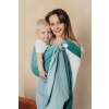 Lenny Lamb ring sling - LITTLE HERRINGBONE OBMRE GREEN - standard 1.8m Lenny Lamb ring sling - LITTLE HERRINGBONE OBMRE GREEN - standard 1.8m