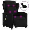 zahrada-XL Elektrické masážne kreslo čierne látka 3303126 zahrada-XL Elektrické masážne kreslo čierne látka 3303126
