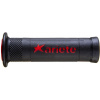 ARIETE čierno-červené cestné moto rukoväti ARIETE čierno-červené cestné moto rukoväti