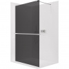 CERANO - Sprchová zástena Walk-in Onyx Cube Ľ/P - 8 mm + polička/držiak na uteráky - hranatá vzpera - chróm, grafitové sklo - 160x200 cm CERANO - Sprchová zástena Walk-in Onyx Cube Ľ/P - 8 mm + polička/držiak na uteráky - hranatá vzpera - chróm, grafitové sklo - 160x200 cm