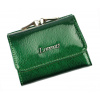 Kožená zelená malá dámska peňaženka RFID v krabičke Lorenti