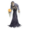 Halloween pohyblivý kostlivec s dýní, 210cm Halloween pohyblivý kostlivec s dýní, 210cm