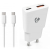 NEDIS NEDIS síťová nabíječka/ 20 W/ PD 3.0/ rychlé nabíjení/ 1.5 / 2.0 / 2.22 / 3.0 A/ USB-A/ USB-C/ bílá/ kabel 1,5m NEDIS NEDIS síťová nabíječka/ 20 W/ PD 3.0/ rychlé nabíjení/ 1.5 / 2.0 / 2.22 / 3.0 A/ USB-A/ USB-C/ bílá/ kabel 1,5m