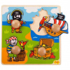 Bigjigs Toys Vkladacie puzzle piráti Bigjigs Toys Vkladacie puzzle piráti