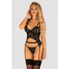 Obsessive Sexy korzet Yaskana Čierna XS/S Obsessive Sexy korzet Yaskana Čierna XS/S