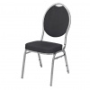 Mextra Banketová stolička HERMAN DELUXE, 520 čierna-strieborná/čierny velúr Mextra Banketová stolička HERMAN DELUXE, 520 čierna-strieborná/čierny velúr