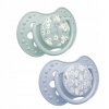 Dynamický cumlík 6-18 m, 2 ks, silikónový, symetrický, nenarúša sací reflex, Blossom blue Dynamický cumlík 6-18 m, 2 ks, silikónový, symetrický, nenarúša sací reflex, Blossom blue