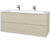 Dreja Umývadlová skrinka VARIANTE SZZ2 120 pre úmyvadlo Finon - D04 Dub / D04 Dub Dreja Umývadlová skrinka VARIANTE SZZ2 120 pre úmyvadlo Finon - D04 Dub / D04 Dub
