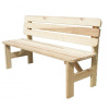 Rojaplast ROJA VIKING zahradní lavice dřevěná PŘÍRODNÍ - 180 cm Rojaplast ROJA VIKING zahradní lavice dřevěná PŘÍRODNÍ - 180 cm