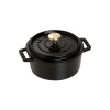 Staub Cocotte okrúhly hrniec 12 cm/0,4 l čierny, 1101225 Staub Cocotte okrúhly hrniec 12 cm/0,4 l čierny, 1101225