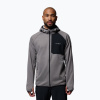 Pánska mikina Columbia Triple Canyon Grid Fleece Hooded Full Zip II city grey/black Pánska mikina Columbia Triple Canyon Grid Fleece Hooded Full Zip II city grey/black