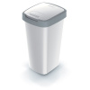 Odpadkový kôš COMPACTA Q FLAP - objem: 25 l, farba: popolavá so svetlo šedým vekom (Keden NSAB25-429U/427C) Odpadkový kôš COMPACTA Q FLAP - objem: 25 l, farba: popolavá so svetlo šedým vekom (Keden NSAB25-429U/427C)