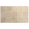 Equipe Obklad Argile siena 10x10 cm mat ARGILE10SI Equipe Obklad Argile siena 10x10 cm mat ARGILE10SI