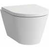 Laufen Kartell wc misa závesné bez oplachovacieho kruhu biela matná H8203337570001 Laufen Kartell wc misa závesné bez oplachovacieho kruhu biela matná H8203337570001