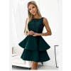 Numoco 205-4 LAURA šaty s čipkou - zelené Numoco 205-4 LAURA šaty s čipkou - zelené