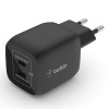 Belkin BOOST CHARGE™ Duální 45W USB-C Power Delivery GaN PPS nástěnná nabíječka, černá WCH011vfBK Belkin BOOST CHARGE™ Duální 45W USB-C Power Delivery GaN PPS nástěnná nabíječka, černá WCH011vfBK